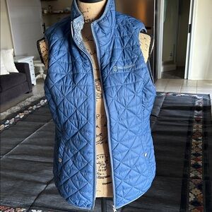 Free Country Blue Quilted Vest